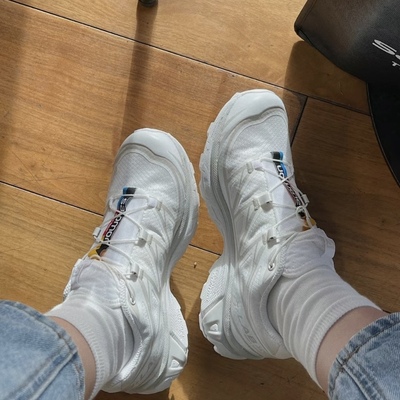 适配Salomon萨罗蒙XT-6快速鞋带quicklace kit黑白鞋扣鞋带绳