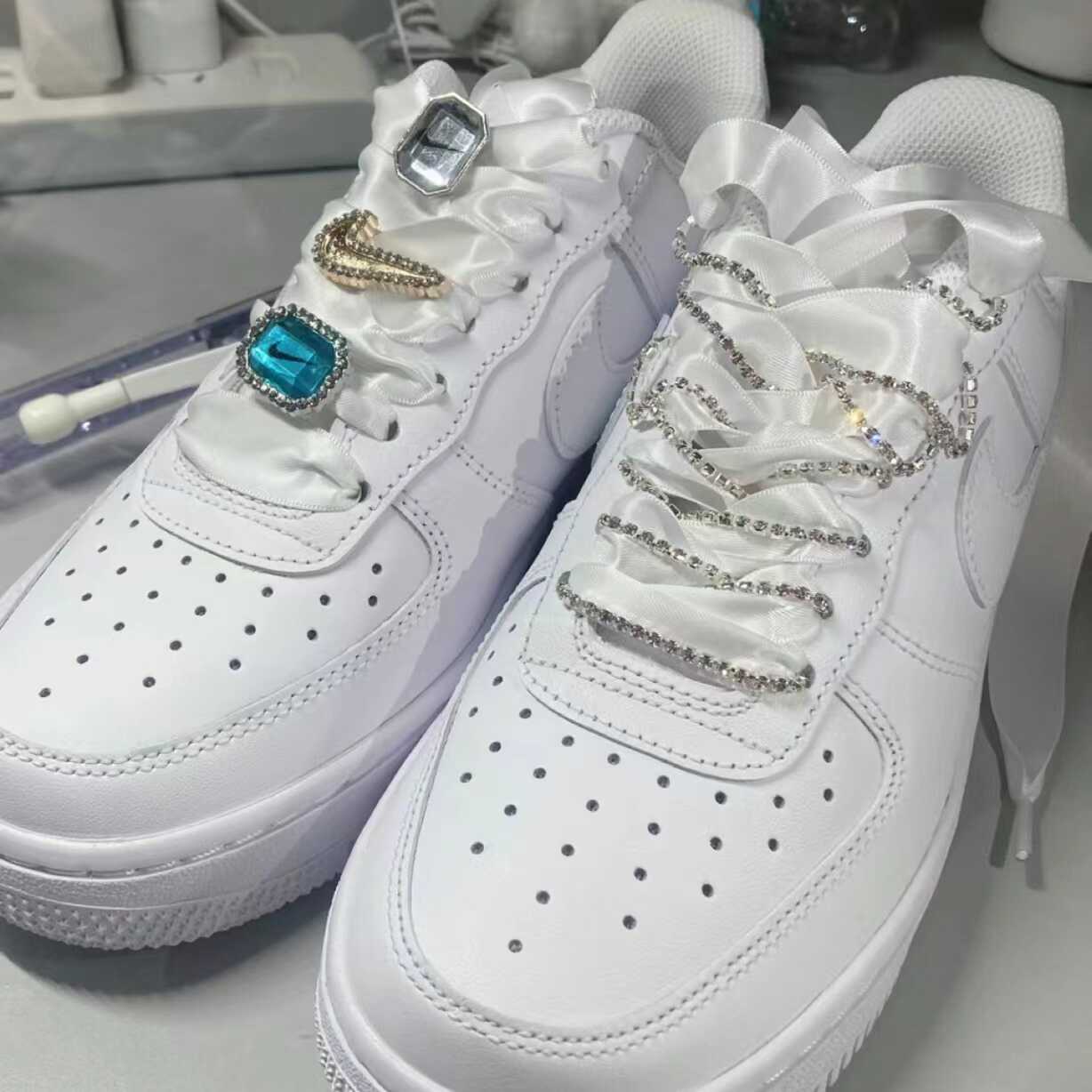 适配改造空军一号钻石鞋带扣