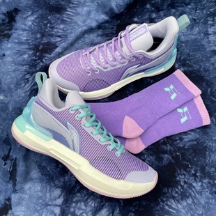 适配驭帅Retro坏小紫腰果花紫色渐变幻影3闪击3678利刃2.0AF1鞋带