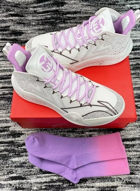 适配CJ-1麦克勒姆一代米白色Vanilla冰淇淋紫色鞋带绳