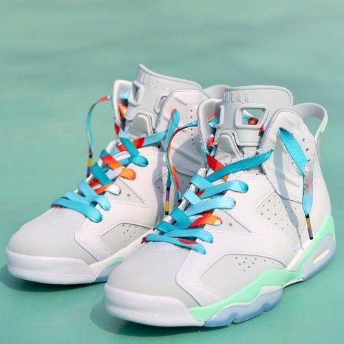 适配AJ6薄荷泡沫白灰绿鞋带