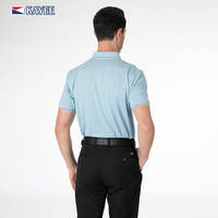Jia Yi Silk Pearl Cotton polo shirt for men, ice silk cool, breathable and casual men's short-sleeved T-shirt, thin C53021 thumbnail 6