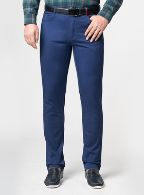 【特惠款】嘉意纯棉裤子男款直筒秋冬季修身直筒男裤休闲裤E88008