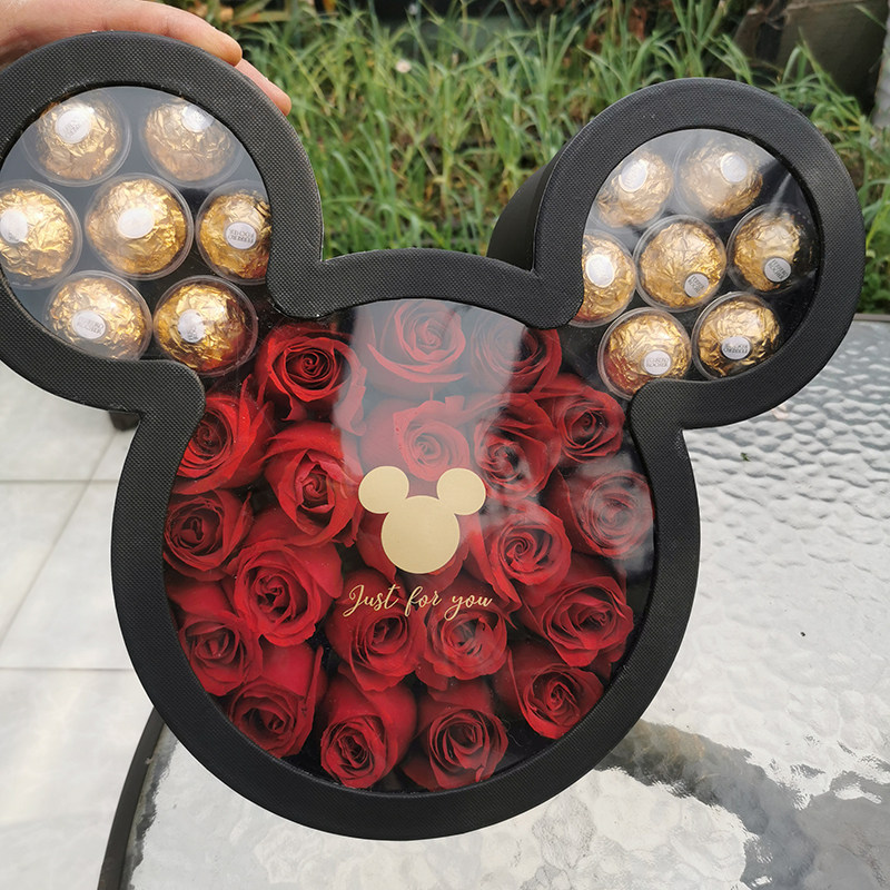 貴陽鮮花速遞七夕情人節生日禮紅粉玫瑰花束米奇巧克力禮盒在類目 鮮花速遞/花卉仿真/綠植園藝, 鮮花速遞(同城)中 - 來自Buy2taobao.com提供專業的淘寶代購服務