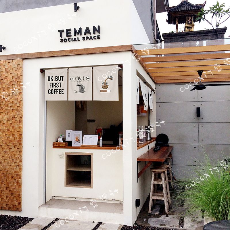 加厚混纺布艺旗帘门帘