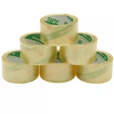 冲冠特价 透明胶带封箱带 打包胶带纸批发 封箱胶宽6cm 长100码