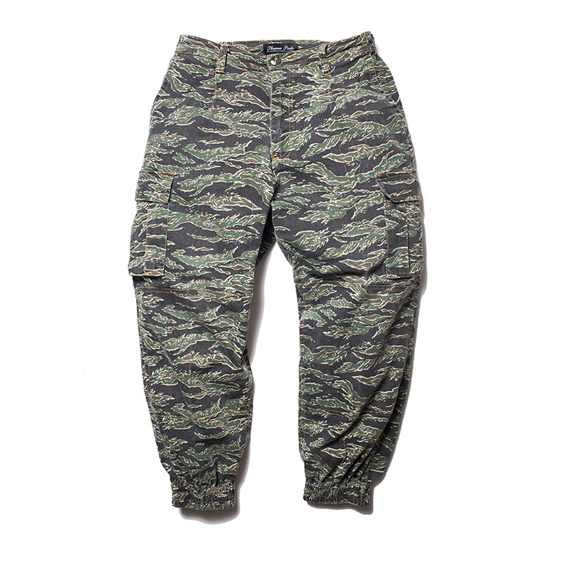 shounenn原创潮牌工装裤jogger pants水洗复古虎纹迷彩束脚慢跑裤|msdalam kategori Pakaian Lelaki, seluar santai - dari Buy2taobao.com untuk memberikan perkhidmatan ejen Taobao profesional membeli