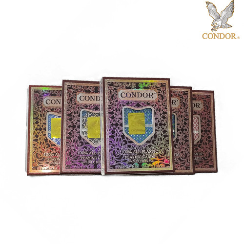 加厚condor磨砂防滑耐磨塑料扑克
