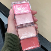 双拼腮红膏 我去 韩系水光肌之神 水光高光膏淡颜多用膏气血感