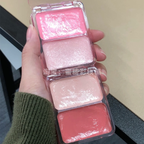 我去！韩系水光肌之神！双拼腮红膏+水光高光膏淡颜多用膏气血感