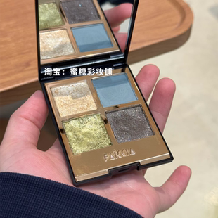 春日白桃青提 生机盎然的生命力 淡颜苹果绿奶蓝四色眼影盘彩色女