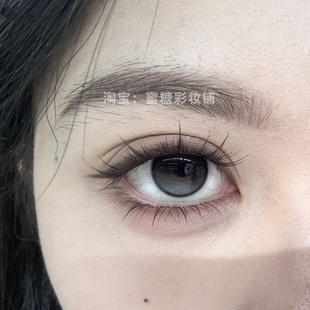 画一次爱一次摩卡棕百利甜斜飞假睫毛广角开花清透自然妈生狐系睫