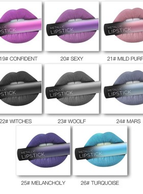 栓Q啊 真被口蓝给无语到了 唇霜哑光唇釉 蓝暗黑系口黑口灰口紫色