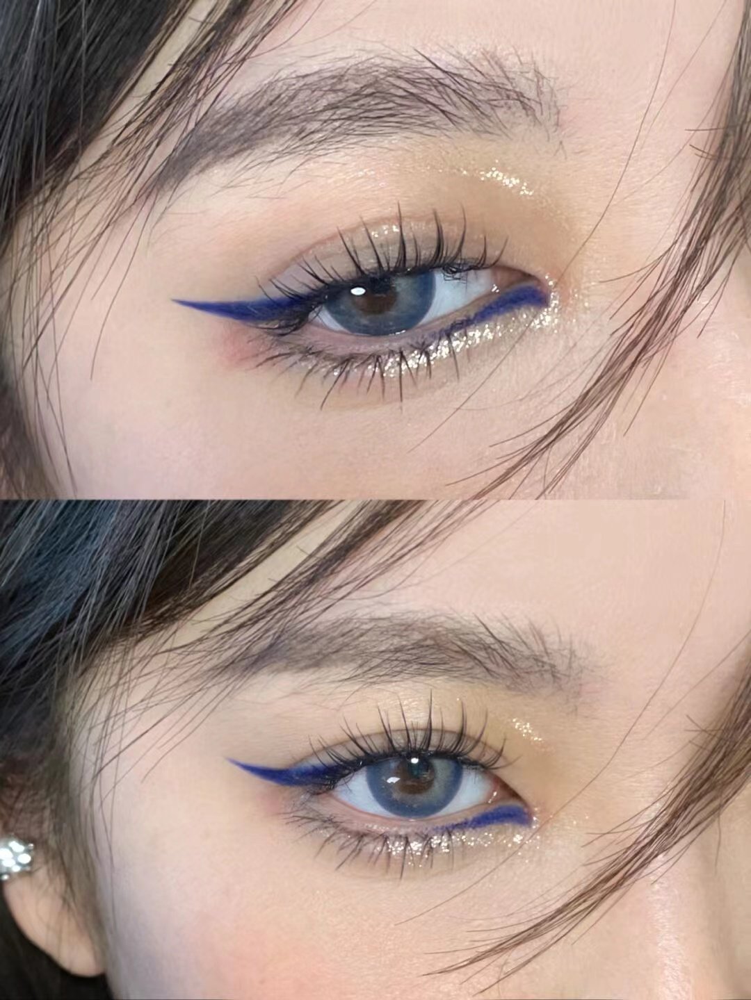 Blue Liquid Eyeliner Pen: Waterproof Ultra-Fine Tip - Taobao product photo 2