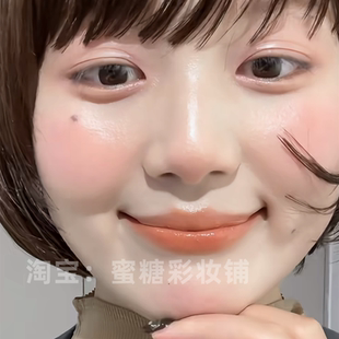 日杂浅米黄色唇膏固体唇蜜秋冬滋润保湿平价橘黄色奶黄柠檬橙口红