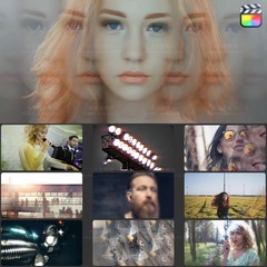 FCPX插件-23个迷幻眩晕棱镜重影叠加视觉效果镜头滤镜-天天素材网