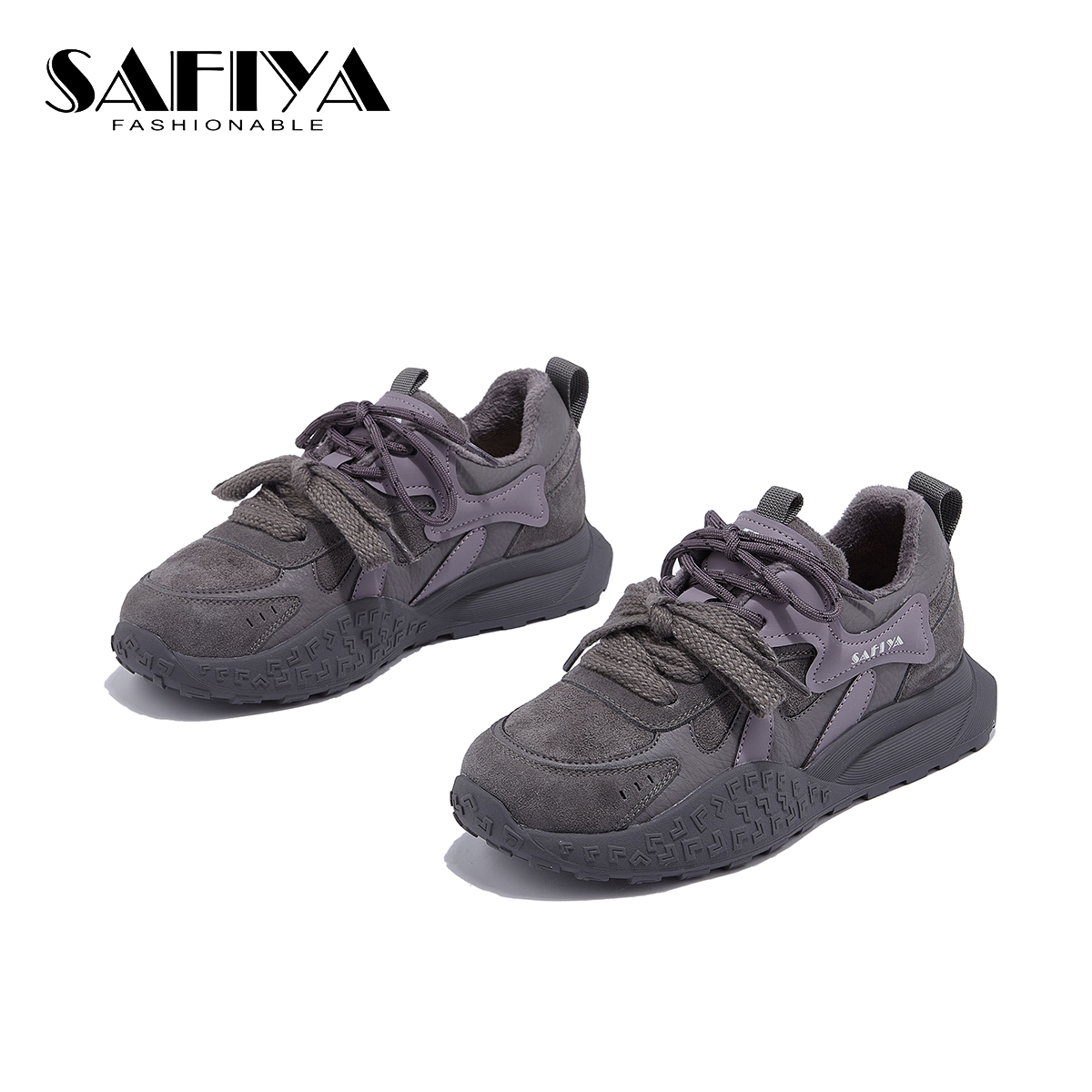 索菲娅Safiya2025冬季新款时尚百搭舒适保暖休闲女鞋SFD4116D65