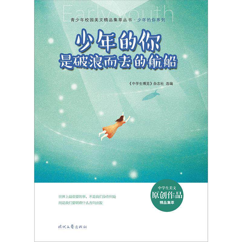 （正版包邮）少年的你系列:少年的你是乘风而去的航船9787538765908时代文艺