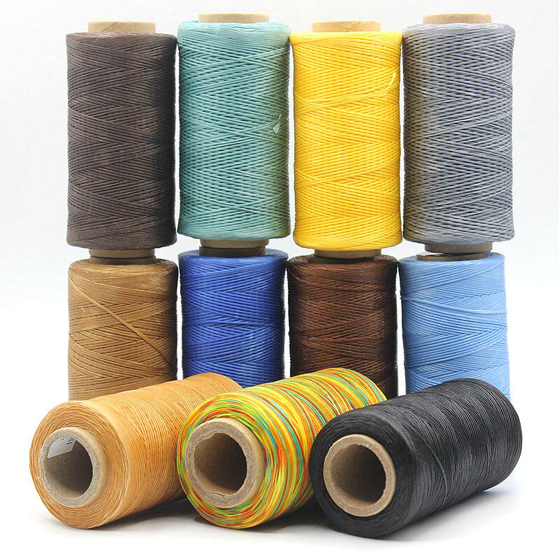 手工编织手链150d扁蜡线马克线小牛皮手缝皮革沙发缝制修鞋补鞋线