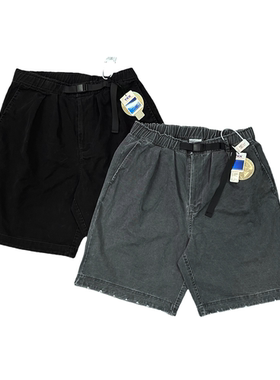 Nothwes 24ss匹马棉水洗破洞做旧短裤腰带调节简约直筒中裤国潮