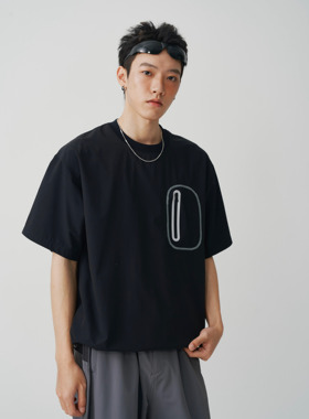 Nothwes 25ss户外反光拉链登山速干短袖哈苏线山系防泼水抽绳T恤