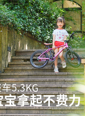 【品牌源头】书比M1超轻儿童山地自行车脚踏单车内变皮带轮sooibe
