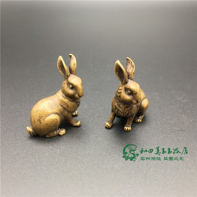 纯铜手把件传世包浆古玩杂项