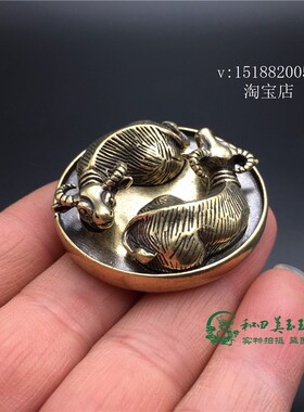 黄铜扭转乾坤复古怀旧风生肖牛