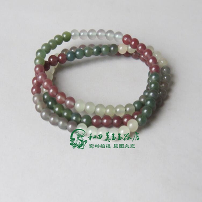 天然手串原石玛瑙绳子佛珠