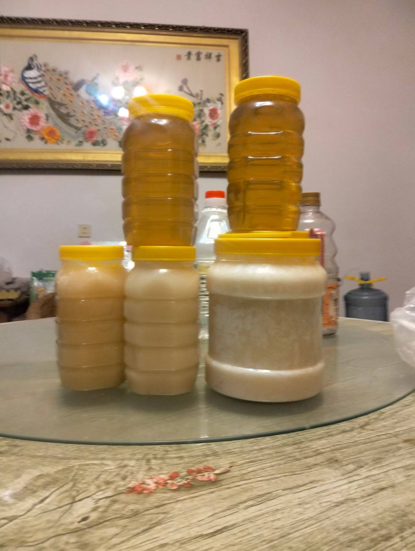 河北平山半山区槐花蜂蜜纯正天然野生土蜂蜜农家自产槐花蜜