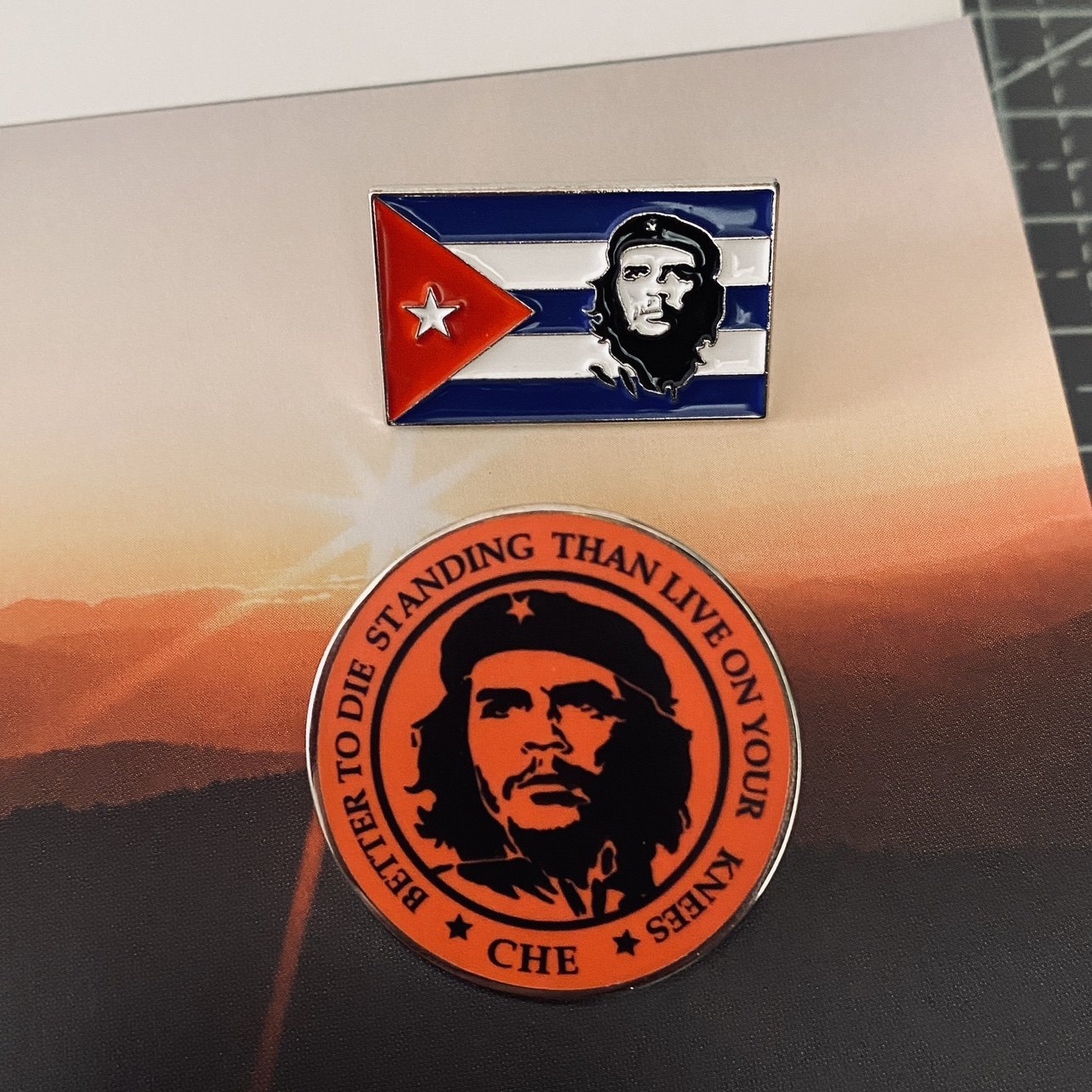 切格瓦拉徽章名人名言头像签名胸针纪念配饰品衣服包包pin