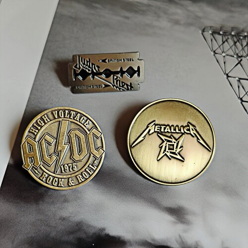 Metallica重金属乐队徽章