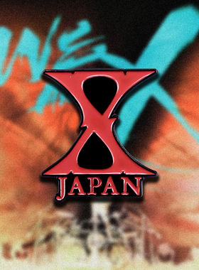 Xjapan乐队徽章标志LOGO金属胸针日本重金属乐队乐团饰品pin