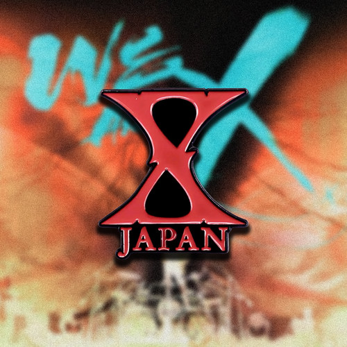 Xjapan乐队金属徽章胸针