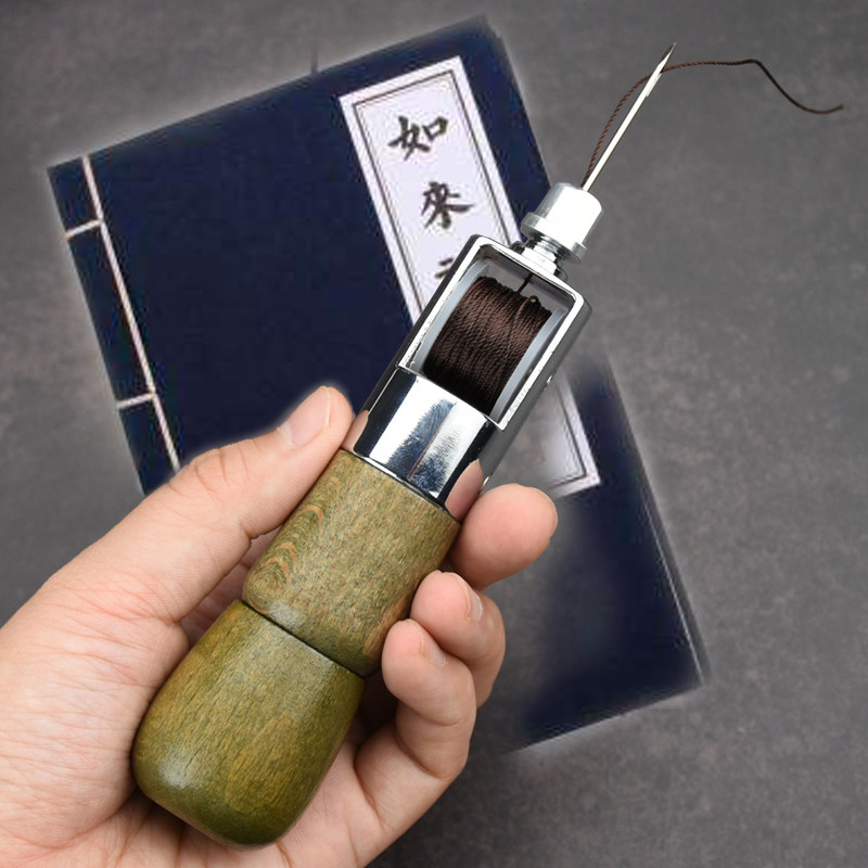 绿柄手缝器木柄内含储藏室