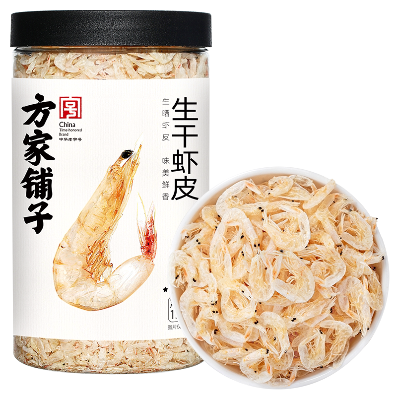 方家铺子生干虾皮120g海产图片