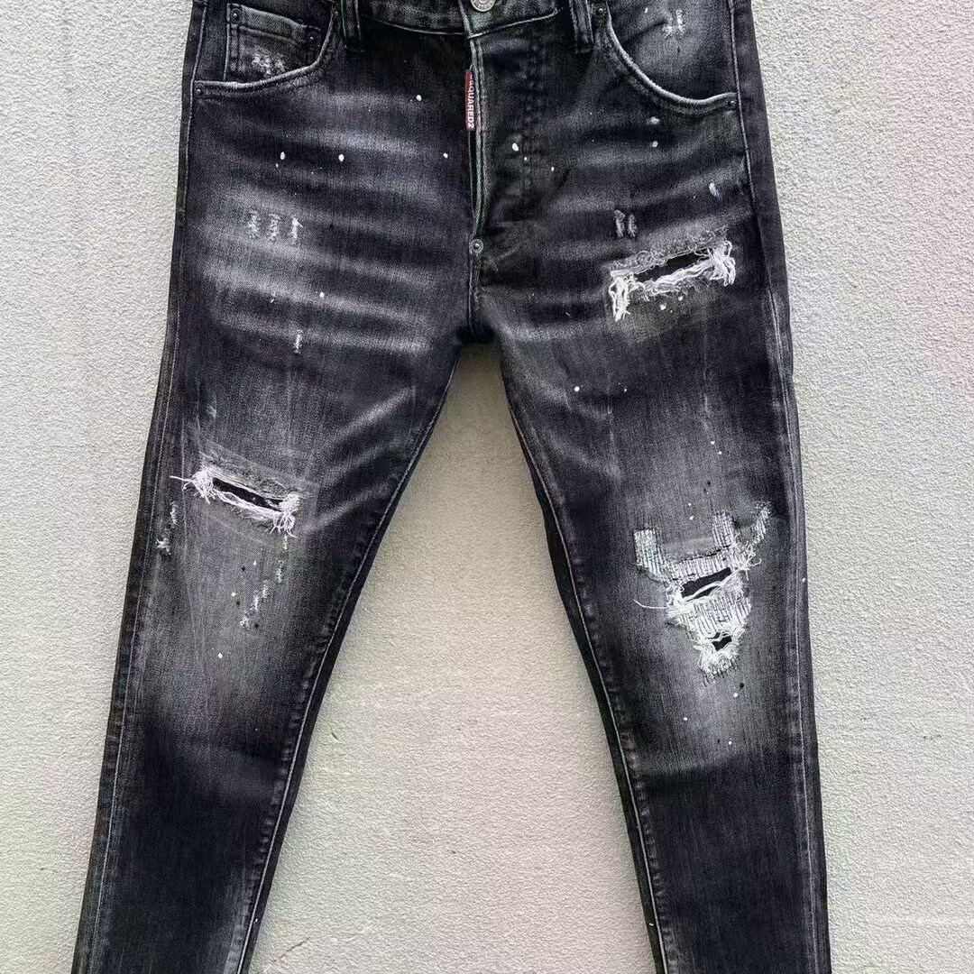 2025春夏新款D2潮水洗牛仔裤