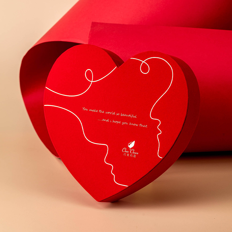 巧克巧蔻LOVE手工巧克力绒布礼盒