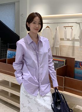 CLEAN SPACE-26早春百搭通勤休闲早春上新衬衫(配围脖)59121