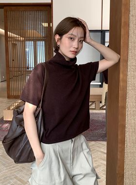 CLEAN SPACE-羊毛羊绒高领打底亲肤冬款毛毛面感保暖毛衣57396