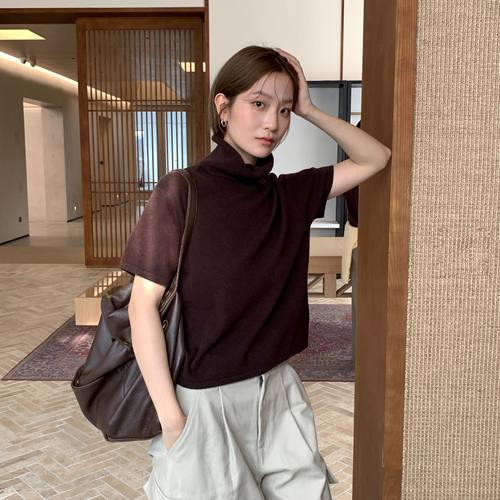 CLEAN SPACE-羊毛羊绒高领打底亲肤冬款毛毛面感保暖毛衣57396