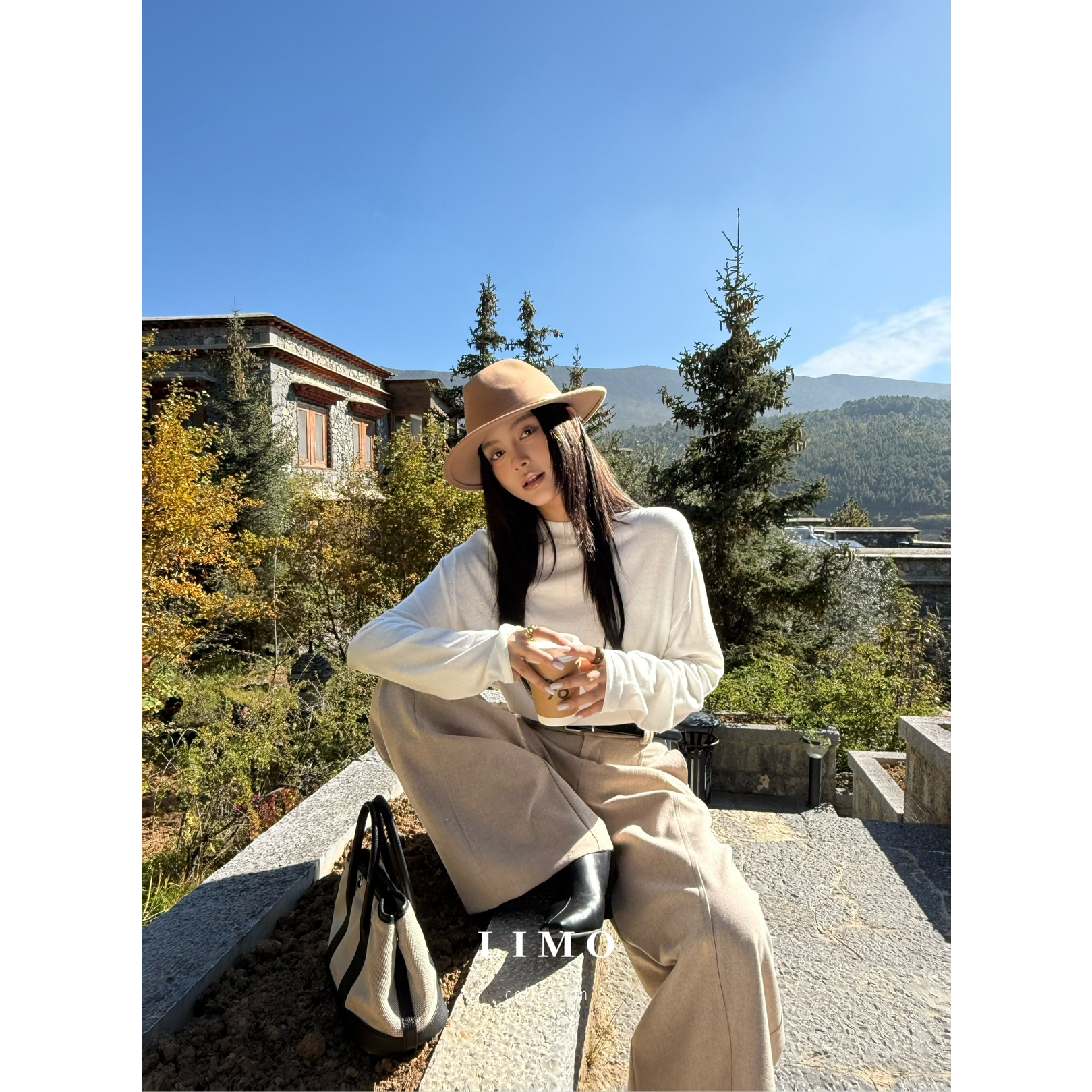 LIMO-正版冬季百搭王极简小高领长袖毛衣(含8%羊毛)8225#