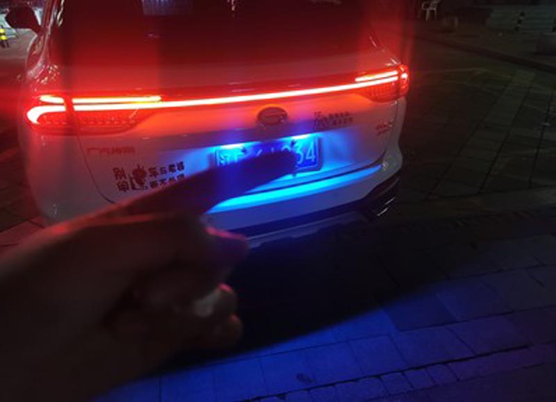 适用于传祺GS4 GS3 GA5 GS5 GA6 Gm8 GS8牌照灯改装LED后车牌灯泡