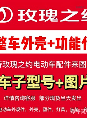 玫瑰之约电动车配件灯具原厂配套