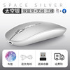 [Bluetooth+receiver version] Space Silver-Return to the desktop function with one click