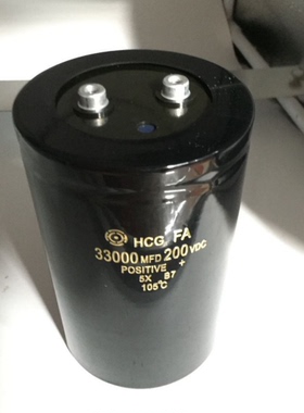 进口日立 200V33000UF电解电容250V33000UF 螺丝