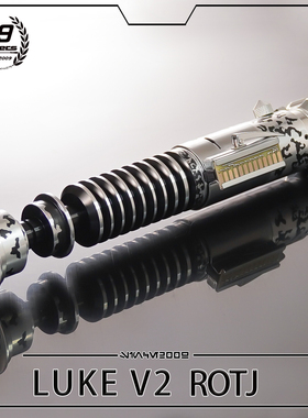 89光剑现货 卢克V2 做旧 道具复刻1:1全金属  像素P芯道具收藏款