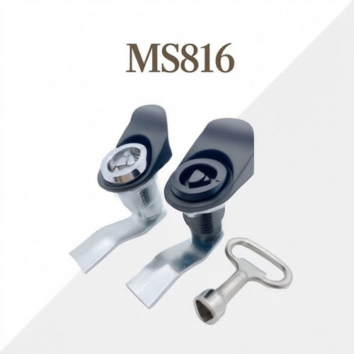 MS816三角锁伸缩式转舌锁垃圾箱