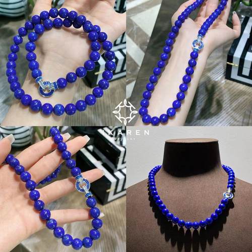 大珠子ikaren天然青金石