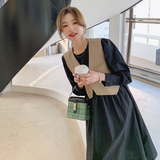 【春装现货】数据好百搭马甲连衣裙两件套205A-C095-P130控188，女装连衣裙，浙宝293